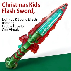 LASIVE TOYS Épée Lumineuse Clignotante Rotative avec Musique et Lumières Colorées, Jouet d'<span class=keywords><strong>Action</strong></span> pour Garçons, Idéal pour Fêtes Thème Famille - Product Image 6