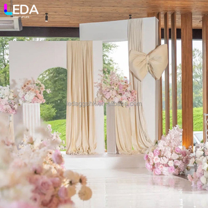 Leda ผ้าม่านอะคริลิคแขวนแบบสี่เหลี่ยมตกแต่งสำหรับงานแต่งงานสไตล์เรียบง่ายปรับแต่งได้ทันสมัย - Product Image 1