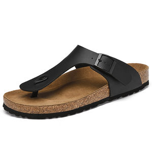 Tongs pour hommes et femmes sandales Zoris pantoufles marche en plein air randonnée chaussures de plage Sport <span class=keywords><strong>cuir</strong></span> microfibre boucle à moraillon bas - Product Image 1