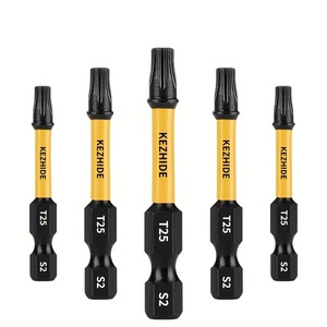 Kezhide Torx Impact <b>Bit</b> 2 Inch T25 S2 Steel Power <b>Bit</b> <b>Set</b> - Product Image 3