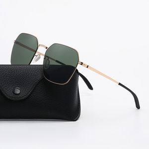 Luxury Brand Designer Sunglasses Women Men Stainless Steel Square UV400 Protection Full Rim <strong>Dark</strong> <strong>Shades</strong> - Product Image 1