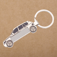 Conception personnalisée 2d 3d conception libre voiture camion porte-clés en métal en acier inoxydable logo personnalisé en vrac intéressant pur porte-clés
