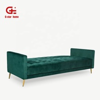 Canapés en velours modernes, ensembles au design japonais, lit Futon, canapé-lit pliable