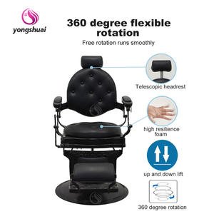 Modern Erkek Kuaför Koltuğu, <span class=keywords><strong>Salon</strong></span> Şekillendirme Berber Dükkanı Saç Salonu Koltuğu, Metal Malzemeli Güzellik Kuaför Koltuğu - Product Image 6