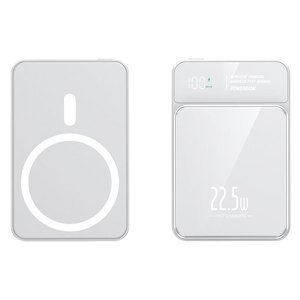 Batería Externa Magnética de 10000mAh, Carga Rápida de 22.5W, Ultra Delgada, Portátil, con Cable e Inalámbrica - Product Image 1