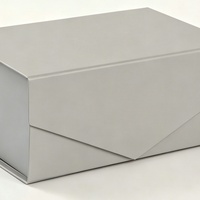 Emballage en carton rigide pliable à fermeture magnétique haut de gamme pour téléphone/tablette, recyclable, biodégradable, finition bronzée