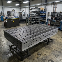 Table de soudage 3D XINTIAN D16D28 en fonte nitrurée, plateforme modulaire de soudage, kit de gabarits et de pinces pour la fabrication de soudures métalliques