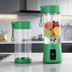 Mixeur portable 400 ml avec chargement USB, sans BPA, silencieux, robuste, pour la maison, l'extérieur et l'hôtel - Product Image 2