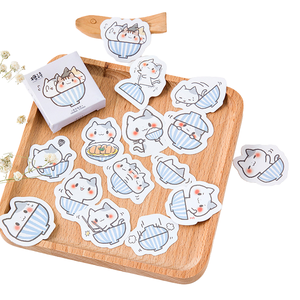 45 Pegatinas Decorativas Japonesas con Diseño de Nutria de Anime, Impresas, con Acabado Brillante, por Caja, para Álbumes y Decoración Navideña - Product Image 6