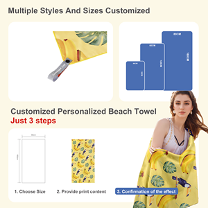 Microfibre légère Portable doux au toucher doux pour la peau beau cadeau séchage rapide surdimensionné serviette <span class=keywords><strong>de</strong></span> plage anti-<span class=keywords><strong>sable</strong></span> - Product Image 2