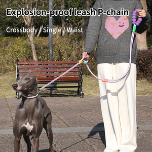 Correa de Nailon para Perro con Liberación Rápida, Correa de Entrenamiento Antideslizante y Antinudos, Arnés para Pasear Mascotas - Product Image 1