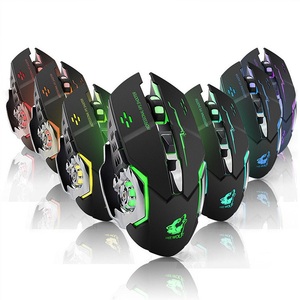 Gratuit Loup X8 Souris Sans Fil De Jeu Muet Mécanique Lumineux Rechargeable Souris - Product Image 1