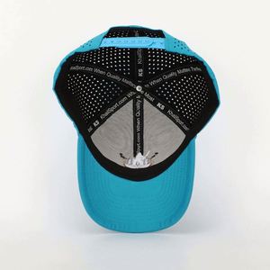 Diseña Tu Propio Logotipo Bordado Personalizado, Gorra Deportiva de 6 Paneles para Adultos, 100% Poliéster y Spandex, Perforada con Corte Láser, Gorras para Papá - Product Image 6