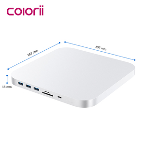 HDMI 4K <span class=keywords><strong>M</strong></span>.2 muhafaza DP 4K ile Mac Studio Mac Mini 2022 için USB C yerleştirme istasyonu - Product Image 1