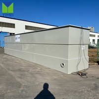 Station de traitement des eaux usées portable MBBR MBR AO pour les eaux usées industrielles laitières