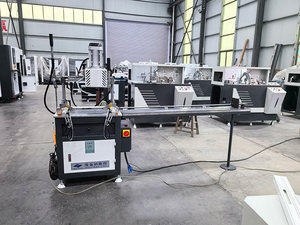 Langlebige PLC-gesteuerte Kopier- und Fräsbohrmaschine für Edelstahl-Aluminiumprofile UPVC-Türen/Fenster - Product Image 3