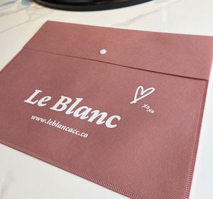 Wholesale Custom Eco-Friendly Non-Woven Envelope Bags Biodegradable Packaging for T-Shirts Swimwear Clothing with Own Logo - Product Image 3