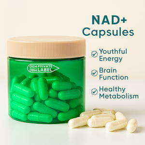 Cápsula Liposomal de NAD+ al por Mayor Potenciador de Resveratrol de Grado Alimenticio Antienvejecimiento Potenciador Celular Suplemento Dietético en Envase de Botella - Product Image 2