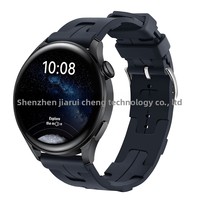 Bracelet de montre en silicone à boucle rapide motif H pour GT3/4/5/6 et Watch567 Herms
