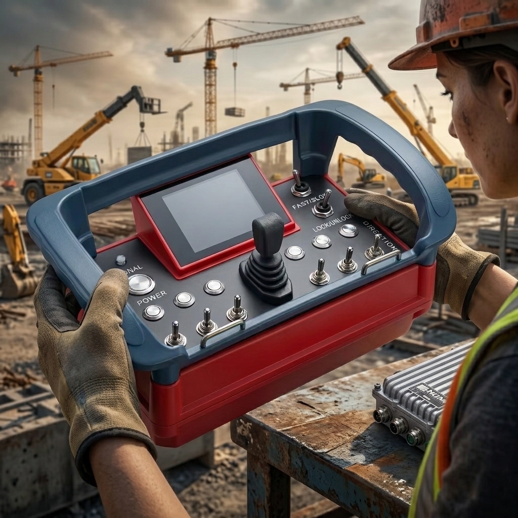 NM-038 Customized <strong>Wireless</strong> <strong>Hydraulic</strong> <strong>Remote</strong> Control For Heavy Industry Application High Accuracy Radio Joystick <strong>Controller</strong>