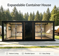 Maison Modulaire 20FT 40FT Préfabriquée Extensible Personnalisée en Conteneur Acier avec Unité de Cuisine