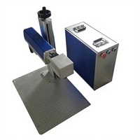Nuova Macchina per Marcatura Laser a Fibra 20-50W Raycus MAX, Incisore da Tavolo Mini Multifunzionale AI per Fai-da-Te su Metallo e Acciaio Inossidabile
