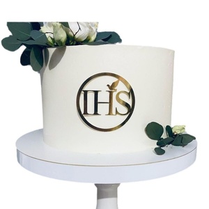 Décorations de gâteau en acrylique réutilisables et écologiques, motif colombe de la paix et croix, pour la saison de la <span class=keywords><strong>communion</strong></span> et la décoration de gâteaux de fête de <span class=keywords><strong>communion</strong></span> - Product Image 2