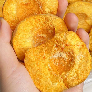 Peças de damasco liofilizadas orgânicas Pó de frutas liofilizadas Fatias de damasco liofilizadas preservadas em embalagem a granel - Product Image 4