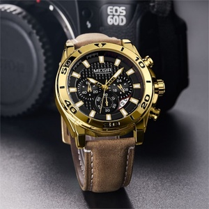 Relojes MEGIR 2094 de Primera Marca, Reloj de Pulsera para Hombre al por Mayor en Línea, Reloj Deportivo Cronógrafo de Cuero Vintage para Hombre - Product Image 6