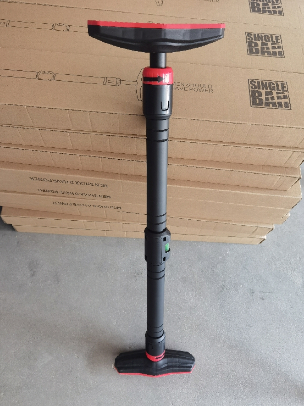 Nero/Rosso-Corto taglia 73 cm-105 cm