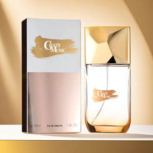Vibrant Shiny Crisp 100mL Citrus Perfume Botella geométrica con aceite floral de lujo Parfum perfumado - Product Image 3
