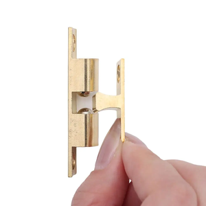 1 Juego de Cerradura de Puerta con Doble Resorte, Pestillo de Bola de Acero, Pestillo de Tensión para Armario, Amortiguador de Puerta Ajustable, Hebilla de Puerta de Latón - Product Image 3