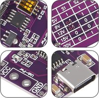 2 paquets de type-c QC AFC PD2.0 PD3.0 à DC Spoof Scam Charge rapide déclencheur de sondage détecteur USB-PD alimentation pour ordinateur portable