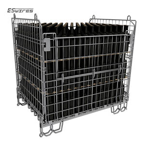 İstiflenebilir Şampanya ve Sade Şarap Şişeleri Saklama Metal Katlanabilir Kutular - Product Image 1