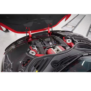 แผ่นปิดภายในห้องเครื่องยนต์คาร์บอนไฟเบอร์แห้งคุณภาพสูงสไตล์ OEM สำหรับ Ferrari Purosangue FUV - Product Image 4