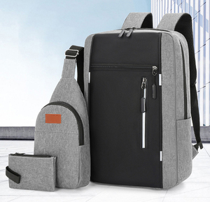 <span class=keywords><strong>3</strong></span> in 1 하이 퀄리티 인쇄 로고 도매 남성 캐주얼 컴퓨터 방수 학교 배낭 가방 옥스포드 노트북 배낭 - Product Image 6