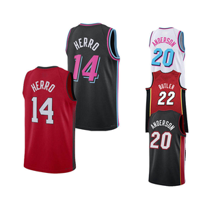 Maillots de basketball américains 2026 de haute qualité, cousus ou thermocollés, 22 <span class=keywords><strong>Jimmy</strong></span> <span class=keywords><strong>Butler</strong></span>, 14 Tyler Herro, 13 Bam Adebayo, 11 Jaquez Jr. - Product Image 4