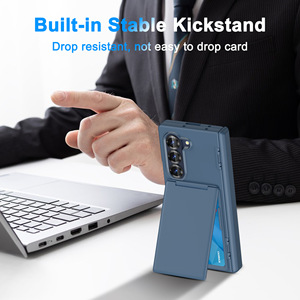 <span class=keywords><strong>Nuevo</strong></span> diseño para <span class=keywords><strong>Samsung</strong></span> Z Fold 7, funda plegable para teléfono con tarjetero para <span class=keywords><strong>Samsung</strong></span> Z Fold 6 5, funda protectora para teléfono con sensación <span class=keywords><strong>de</strong></span> piel - Product Image 4