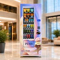 Máquina Expendedora de Alimentos y Bebidas Personalizada RUNYANG con Tecnología Inteligente IA, Lector de Tarjetas, Pantalla LCD y Monitoreo Remoto