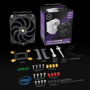 Enfriador de tubo de calor Lovingcool <span class=keywords><strong>CPU</strong></span> 4 con ventilador de refrigeración por aire Solución rentable para <span class=keywords><strong>PC</strong></span> Builds y Light <span class=keywords><strong>Gaming</strong></span> Desktop Use - Product Image 2