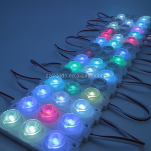 وامض عشوائي smd 2835 <span class=keywords><strong>led</strong></span> <span class=keywords><strong>RGB</strong></span> وحدة ، بكسل 12V IC داخل 7520 IP65 3 المصابيح صندوق إعلانات LST اللمعان الصمام وحدة - Product Image 5