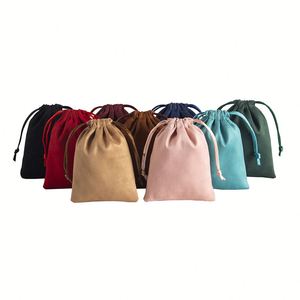 ถุงกำมะหยี่ใส่ของขวัญเครื่องประดับแบบมีเชือกผูก - Product Image 5