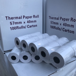 Rollos <span class=keywords><strong>de</strong></span> Papel Térmico para Recibos <span class=keywords><strong>de</strong></span> 3 1/8 X 230, <span class=keywords><strong>de</strong></span> Una Sola Capa, Compatibles con Máquinas POS, Fabricados <span class=keywords><strong>en</strong></span> Henan, Venta Directa <span class=keywords><strong>de</strong></span> Fábrica - Product Image 1