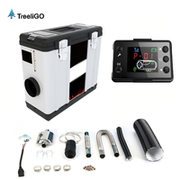 Chauffage au diesel portable DC12v 24V AC 220V 5kw avec écran LCD BG, commande par application Bluetooth pour camion, camping-car, bateau, camping