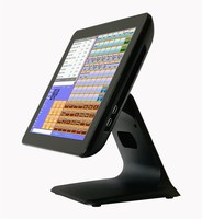 Máquina Pos todo en uno de 10/12/15 pulgadas/sistema pos/terminal pos con impresora térmica, pantalla de cliente, caja de efectivo, Software