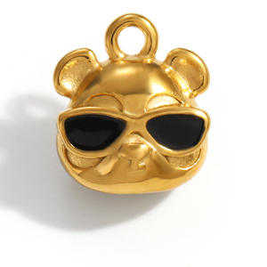 Dijes de Acero Inoxidable para Joyería DIY, Colgantes de Flores, Frutas, Animales y Estrellas, Accesorios Unisex, Origen Yiwu PJ93906 - Product Image 3