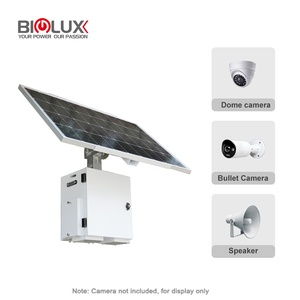 Kit CCTV Solare BIGLUX HiTOP con Batteria al Litio 1280Wh, Sistema Telecamera PTZ 4MP con AI, Impermeabile per Sicurezza - Product Image 1