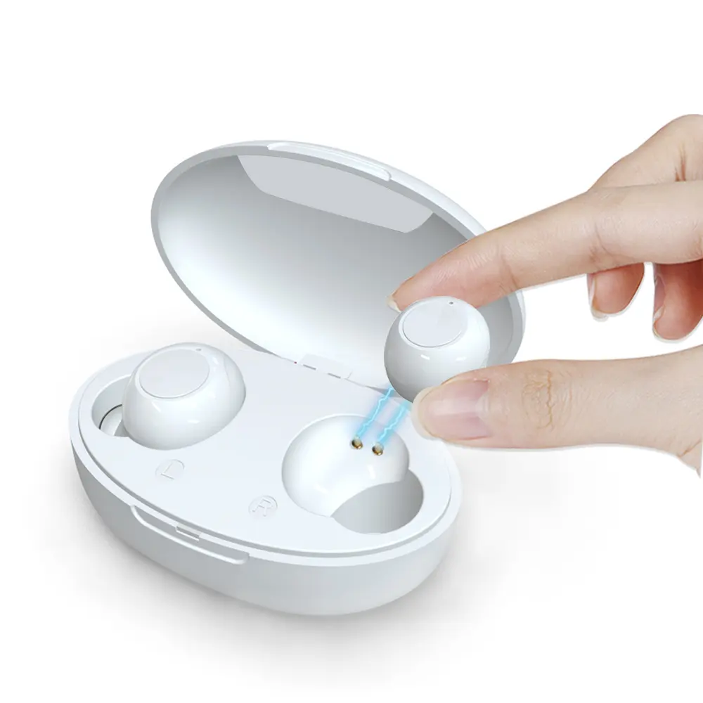 Alat bantu dengar sentuh sidik jari 2023, cocok untuk orang dewasa dengan gangguan pendengaran ringan dan sedang mengurangi kebisingan latar belakang