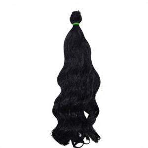 Indian Virgin Remy <b>Feather</b> Hair Extensions Single/Double Drawn 100% High Quality Natural Colors Long Length All Colors Suitable - Product Image 1