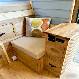 Cojín Ortopédico de Lujo Personalizable para Asiento de RV con Soporte para Cadera, Colchón de Espuma Viscoelástica de Alta Densidad, Transpirable, Antiácaros y Cómodo - Product Image 1